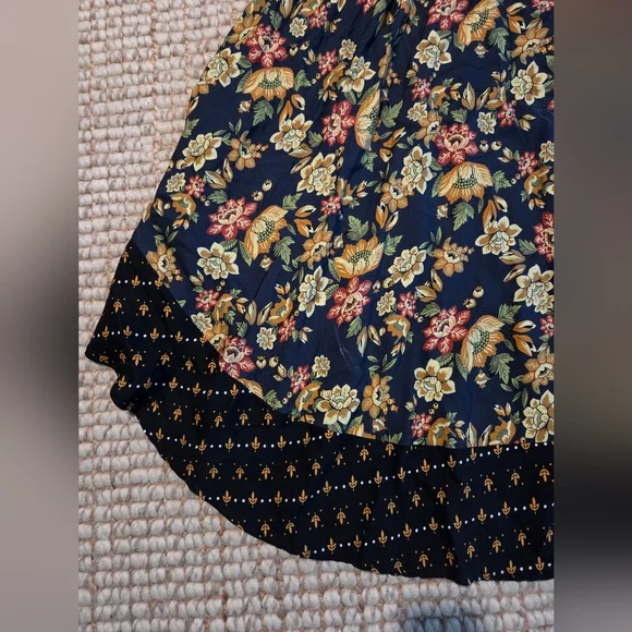 FARM RIO × ANTHRO L Yolanda Maxi Floral Mixed Print Skirt - Picture 5 of 6